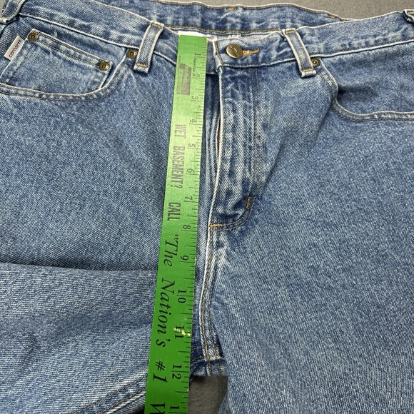 Y2K VINTAGE CARHARTT B17 STW MENS RELAXED FIT DENIM BLUE JEANS | 34X28 - Picture 5 of 9